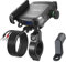 iMESTOU Motorrad Telefonhalter mit USB-Ladegerät Lenker/Rückansicht Spiegel Mobiltelefonmontage Schnellladung wasserdicht für 3,5 -6.8 Smartphones Compatible with Samsung iPhone Phones