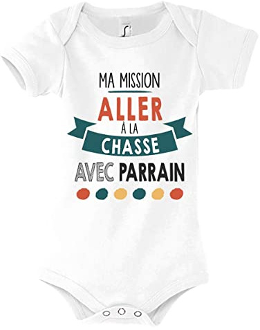 Planetee Body bébé Ma Mission Chasse avec Parrain