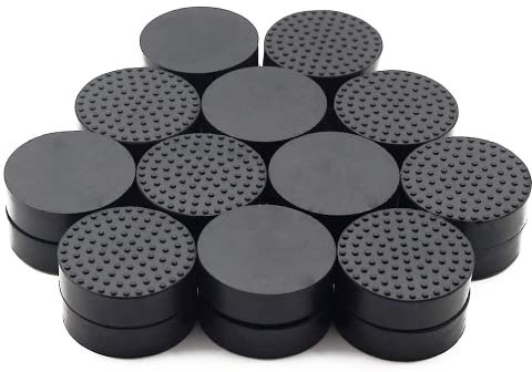 Easylife Rubber Pot Feet (Pack of 24) - Outdoor Plant Pot Risers for Better Drainage & Airflow - Non-Slip Garden Pot Feet Protect - Rubber Supports for Outdoor Planters & Flower Pots, 4.8cm x 1.4cm