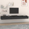 FENLAX Wandschrank 2 Pcs 102x30x20 cm Holzwerkstoff Schwarz Wandboard Mit Schublade Schweberegal Mit Schublade Wandregal Mit Schubladen Hängeschublade Wohnwand Modern Hängeschrank