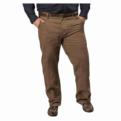 Saggio Sea Barrier Pantalone Pesante Windol da 48 a 62 Set 1 o 2 Pezzi Cotone Elasticizzato Modello Chinos Regolare Morbido Casual Uomo Profumatore Fango 48