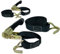 OWSYTOOL Ratchet Straps 2Pack, 800KG Tie Down Straps, 6M x 25mm Ratchet Straps with Hook Lashing Strap for Motorcycles, Car, Trailer, Cargoes, Household