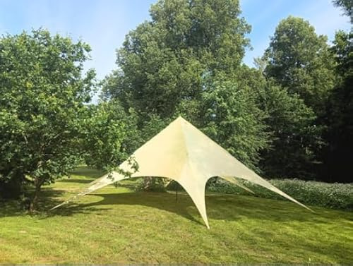 Star Tent Economy Range,Budget Friendly - large Including Canopy Fabric wide telescopic outdoor events (Cream, Star Tent 14M)