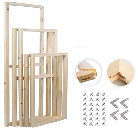 Träramar för canvasdukar, Gör-det-själv trä Canvas bårstänger Kit for diamant oljemålning Färg A flera storlekar(20x30cm)