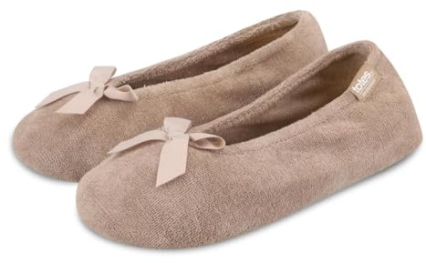 Isotoner Women's Terry Ballerina Slippers