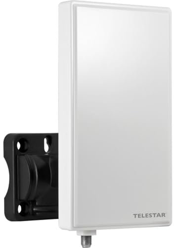 Philips Lighting Telestar Antenna 3 LTE Antenne Plate DVB-T/T2 Active intérieure, extérieure Amplification: 30 DB Blanc