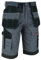 WrightFits Men Holster Work Shorts - Heavy Duty Safety Combat Cargo Summer Shorts - Multi Pockets - Triple Stitched - Durable Workwear Grey 42 W