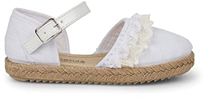 Pisamonas Espadriller Med Spetsceremoni Size 24 Color Vit