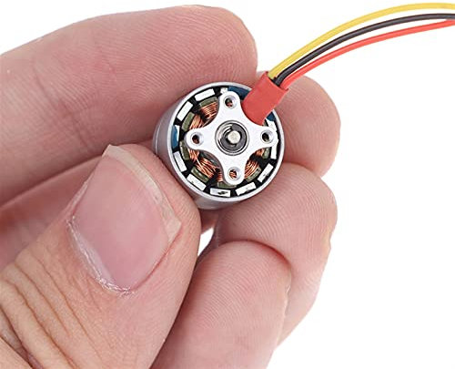 Lcuihong-Mini dc Motor Mini RC Quadcopter Drone Motor, Micro 1104 Brushless Motor, 1-2S 4300KV, Brushless Motor for Diy Mini FPV Indoor Traversing Machine DIY Sparing Parts
