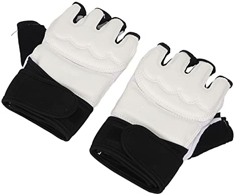 Saluaqui Taekwondo Sparring Gloves Professional Adult Kid Breathable Punch Bag Training Kickboxing Gloves, for Sparring Martial Arts Boxing Training for Adults and Kids (S)