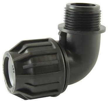 Coude mâle plastique PE (63 X 2)