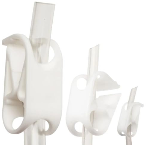 Lot de 10 colliers de serrage coulissants en plastique, réglables, for tuyau d'aspiration(10-16mm)