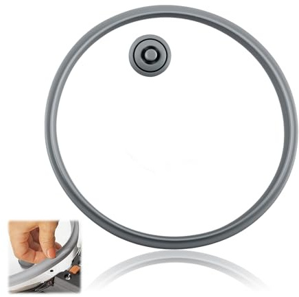 2er Schnellkochtopf Ersatzteil Set für WMF, 22cm Dichtungsring & Kochsignaldichtung - Silikon Dichtung Kompatibel mit WMF Perfect & Perfect Plus Schnellkochtöpfe 2,5l - 8,5l, Hitzebeständig bis 250°C