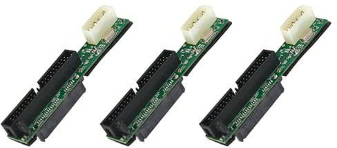 Janasiba 3X a IDE Adaptador Convertidor 2.5 Hembra a 3.5 IDE Macho 40 Pin Port 1.5GBS Soporte 133 100 HDD CD DVD