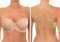 YANDW Strapless Lightly Padded Full Figured Coverage Bra Clear Back Multiway Invisible Straps Backless Brassiere for Women Nude, 34G