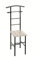 HAKU Möbel Herrendiener Eiche San Remo, schwarz, MDF, Metall - Maße: B 46 cm x H 109 cm x T 46 cm, Style: Modern