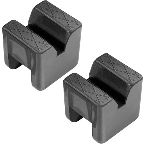 3 Ton Car Jack Stand Pad Adapter Rubber Slotted For Axle Trolley Jacking Lift Support Blocks Anti Slip Pinch Weld Protector