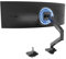 FOH Gaming Monitor Halterung Tisch Gasdruckfeder, Tischhalterung für 17-49 Zoll (43-125cm) Curved Monitor, Schwerlast Monitor Arm Tragfähigkeit bis 20kg, Bildschirm Halterung VESA 75&100mm (Schwarz)