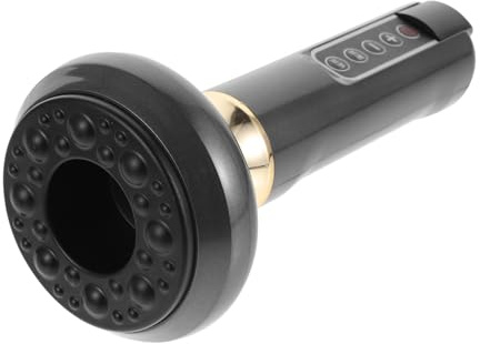 minkissy Dispositivo de Raspado Eléctrico Negro Multifunción Succión de Presión Constante y Pantalla Led, Masajeador Portátil para Cuello y Cintura 12 Niveles de Masaje
