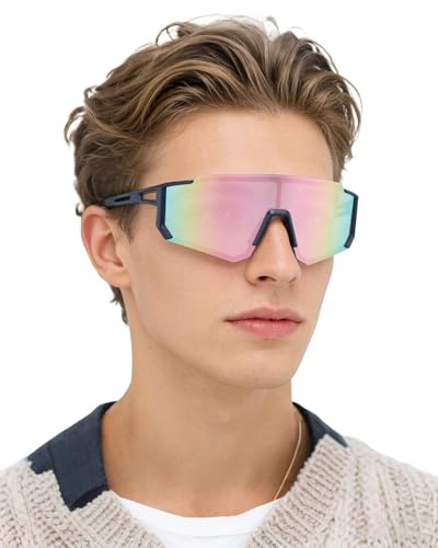 CATZUM Occhiali da Sole Polarizzati UV400 Protezione, Occhiali Sportivi Rave, Occhiali da Ciclismo e Sci per Uomo Donna Outdoor Corsa Pesca