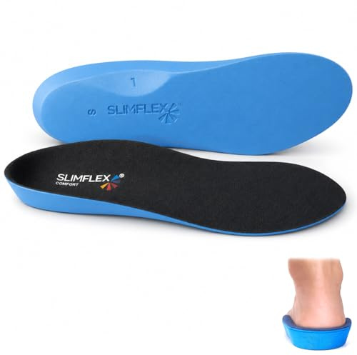 Slimflex Comfort Full Length Medium Density, Lateral Control, Medial Arch Support, Deep Heel Cup,Blue, 7-8.5 UK / 41-42 EU