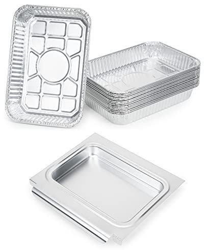 onlyfire Kit de Bandeja de Recolección de Grasa de Aluminio para Barbacoa,Compatible con Parrillas de Gas Weber Genesis I&II 200/300 & Spirit II 200/300 Series y Weber Traveler