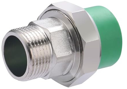 Manguito mixto PPR rosca macho 1' – Ø32 mm | Ideal para transiciones entre roscado y tubería PPR en instalaciones de agua | Conexión segura, duradera y fácil de instalar | QUICK PLOMBERIE