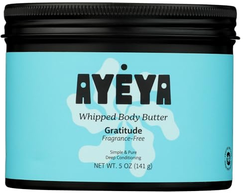 AYÉYA Whipped Shea Butter Moisturizer, Gratitude, 5 Oz