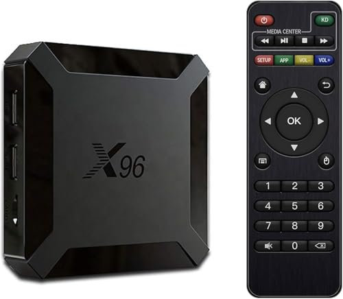 Android 13.0 TV Box, Box TV 4GB RAM 32GB ROM RK3528 Quad-Core 64bit Cortex-A53 Support 2.4/5.0GHz WiFi6 BT5.0 HD 8K 10/100M Ethernet HDMI 2.0 Android TV Box