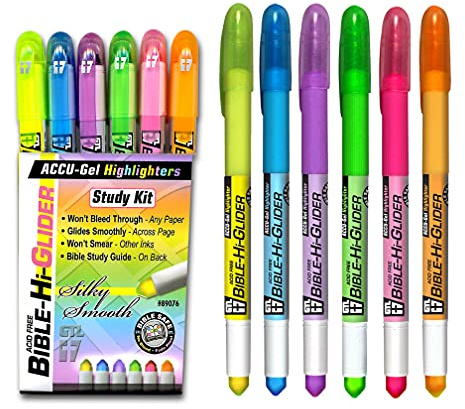 Accu-Gel Bible Highlighter Study Kit (6 Stück)