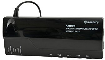 Professional TV Booster - 4 Way