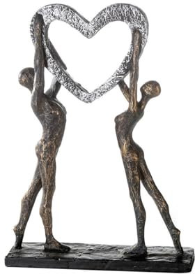 Casablanca Esclusiva scultura in bronzo finitura VICTORY poli su Base nera altezza 37 cm larghezza 26 cm