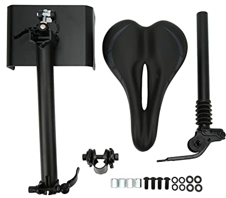 BuyWeek Selle de Siège de Scooter Électrique pour Segway pour Ninebot F20 F25 F30 F40, Accessoires de Remplacement de Siège de Trottinette Électrique Réglables