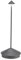 Zafferano, Pina Lampe, Kabellose, Wiederaufladbare Tischlampe mit Touch Control, Auch für den Außenbereich Geeignet, Dimmer, 2200-3000 K, Höhe 29 cm, Farbe Dunkelgrau