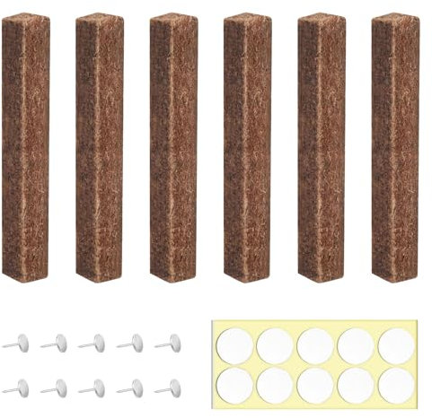 Kerzendocht, Dauerdocht für Wachsfresser, Dochte Für Kerzen, Dauerdocht Kerzendocht Dicke Outdoor Schmelzfeuers für Betonfeuer Kerzenreste Outdoor Kerzenrestefresser Dauerdocht, 6 Stück