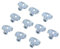 10Pcs Radiators Valves Key Heater Wrench Hand Tool Exhaust Valves Key Air Vent Central Heating Tool Radiators Accessory