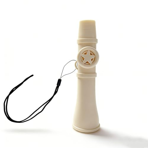 Tyatiyzn Kazoo con cordón, Kazoo fácil tocar, práctico compacto, Para ukelele, violín, piano y teclado. (Blanco)