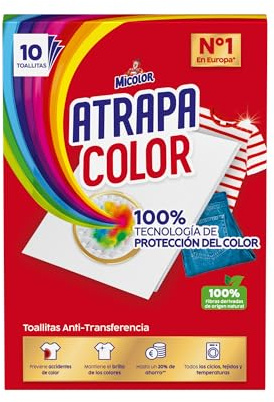 Micolor Atrapa Color Toallitas Anti-Transferencia Lavadora, 10 Toallitas