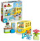 LEGO 10988 DUPLO Die Busfahrt Set, Bus-Spielzeug zum Aufbau sozialer Fähigkeiten, Motorikspielzeug mit Fahrzeug und Figuren, pädagogisches Geschenk für Kleinkinder, Jungen und Mädchen ab 2 Jahren