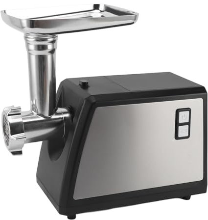 Hachoir à Viande électrique, Machine à Farcir les Saucisses Multifonctionnelle en Acier Inoxydable 304 de 3 500 W, Système de Protection du Moteur en Cuivre, Facile à Nettoyer,