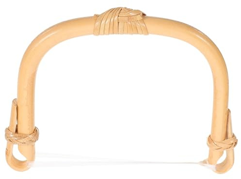 Luxshiny Bamboo Teapot Handle Replacement 5.31 Inch Lightweight Anti-Scald Grip for Ceramic Tea Kettle Repair Kitchen Accessory