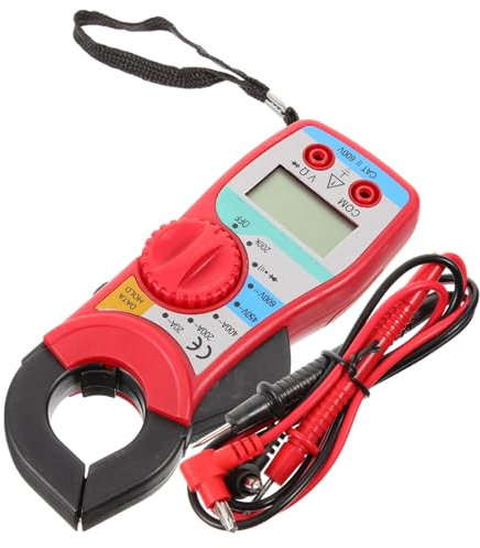 Operitacx Pinza Amperimétrica Para Medidor Voltímetro Amperímetro Fácil De Usar y Seguro