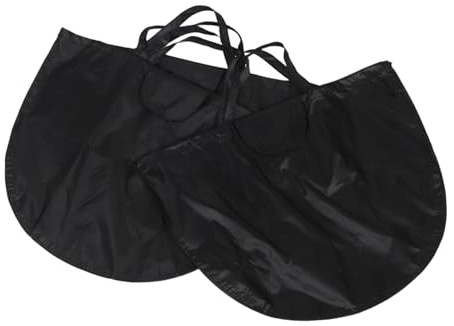 LIFKOME Bolsa para Actividades de y Cierre Gran Capacidad para Uso Diario Seguro Cordón 3 de Piezas de Poliéster Negro Casco Motocicleta al Aire Libre
