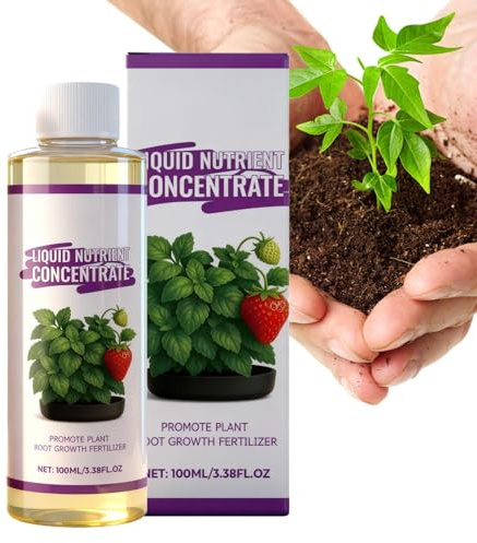JIEBWCHA Fertilizante Líquido Para Plantas De Interior | 100ml Accesorios De Jardín Naturales | Nutrientes Líquidos De Alimento Vegetal | Para Jardinería Crecimiento Plantas De Interior Flores