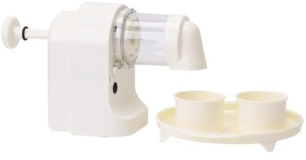 NiuLumea Tritaghiaccio elettrico ricaricabile, macchina portatile a forma di cono di neve con agitazione automatica per ghiaccio rasato fine o grosso, per macchina per granite, uso domestico o esterno