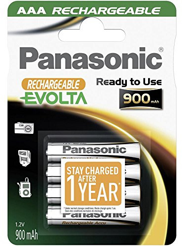 Panasonic Evolta P03I NiMH Akku (Mikro-AAA, 900mAh, 4er-Blister)