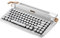 FINEDAY Keyboard 3.0, Blue Switch, Retro Wireless Mechanical Keyboard, Typewriter Designed, Bluetooth 5.0 & USB up to 4 Devices, for Desktop PC/Laptop Mac/Phone, US QWERTY layout (83 Key-ABS White)