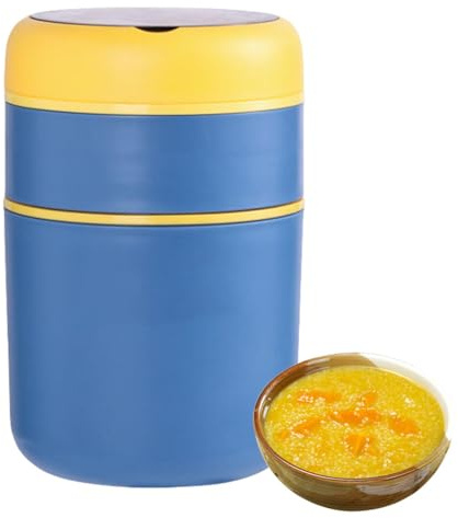 Récipient isotherme pour aliments chauds, récipient alimentaire isolé et anti-fuite en acier inoxydable 710 ml, récipient isotherme pour liquides à soupe, verre pour aliments chauds