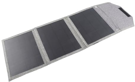 ZAICOLER Solbatteriladdare, 18W Vikbar Solpanel med Mobiler, Surfplattor, Kameror, GPS och Mer Solchaddare Solbatteri för Campare, Vandrare och Resenärer