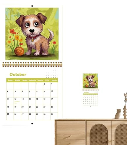 Calendario de escritorio 2026 | Divertido papel grueso mensual, calendario 2026, decoración de escritorio de 12 meses, para agenda de citas, calendario académico, hogar, escuela, dormitorio, familia